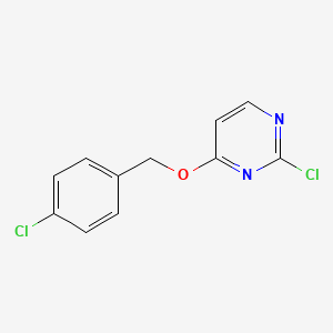 2-Chloro-4-((4-chlorobenzyl)oxy)pyrimidine