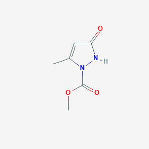 Methyl 5-methyl-3-oxo-2,3-dihydro-1H-pyrazole-1-carboxylate