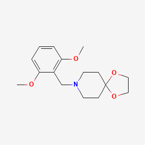 8-[(2,6-Dimethoxyphenyl)methyl]-1,4-dioxa-8-azaspiro[4.5]decane