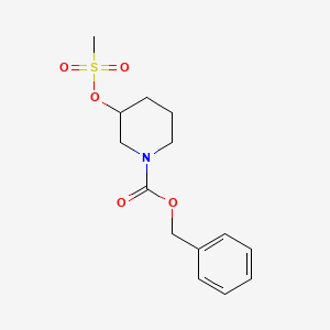 Benzyl 3-((methylsulfonyl)oxy)piperidine-1-carboxylate