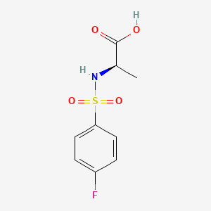n-[(4-Fluorophenyl)sulfonyl]-d-alanine