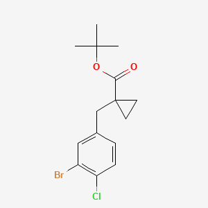 tert-Butyl 1-(3-bromo-4-chlorobenzyl)cyclopropanecarboxylate