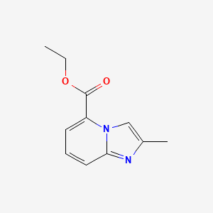 Imidazo[1,2-a]pyridine-5-carboxylic acid,2-methyl-,ethyl ester