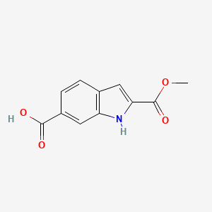 2-(methoxycarbonyl)-1H-indole-6-carboxylic acid