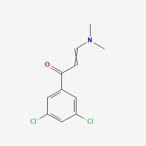 molecular formula C11H11Cl2NO B8653838 2-Propen-1-one, 1-(3,5-dichlorophenyl)-3-(dimethylamino)- CAS No. 96604-27-2
