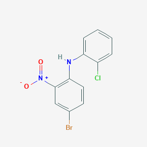 N-(4-Bromo-2-nitrophenyl)-2-chlorobenzenamine