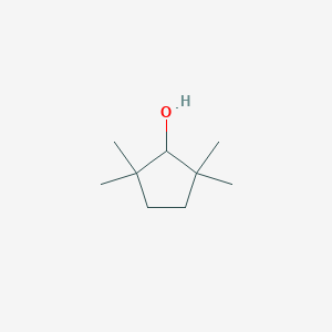 molecular formula C9H18O B8653869 2,2,5,5-tetramethylcyclopentan-1-ol 