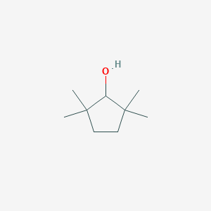 molecular formula C9H18O B8653869 2,2,5,5-Tetramethyl-1-cyclopentanol 