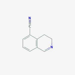 molecular formula C10H8N2 B8653871 3,4-Dihydroisoquinoline-5-carbonitrile 