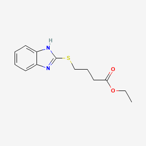 Ethyl 4-[(1H-benzimidazol-2-yl)sulfanyl]butanoate