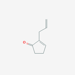 molecular formula C8H10O B8653911 2-Cyclopenten-1-one, 2-(2-propenyl)- CAS No. 51557-85-8