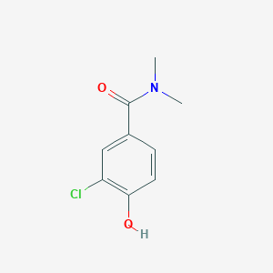 molecular formula C9H10ClNO2 B8653912 3-Chloro-4-hydroxy-N,N-dimethylbenzamide 