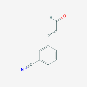 molecular formula C10H7NO B8653951 3-Cyano-1-(2-formylethenyl)benzene CAS No. 98116-49-5