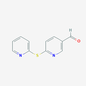 6-(Pyridin-2-ylsulfanyl)-pyridine-3-carbaldehyde