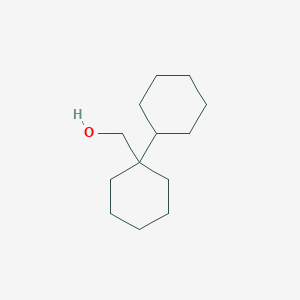 molecular formula C13H24O B8654212 [[1,1'-Bi(cyclohexane)]-1-yl]methanol CAS No. 24869-54-3