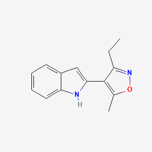 2-(3-Ethyl-5-methyl-1,2-oxazol-4-yl)-1H-indole