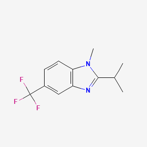 1-Methyl-2-(propan-2-yl)-5-(trifluoromethyl)-1H-benzimidazole