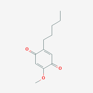 B086545 2-Methoxy-5-pentylcyclohexa-2,5-diene-1,4-dione CAS No. 15116-19-5