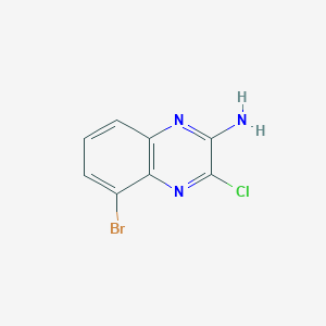 5-Bromo-3-chloroquinoxalin-2-amine
