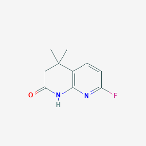 7-Fluoro-4,4-dimethyl-1,2,3,4-tetrahydro-1,8-naphthyridin-2-one