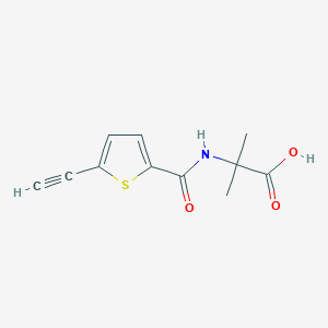 molecular formula C11H11NO3S B8654584 N-(5-Ethynylthiophene-2-carbonyl)-2-methylalanine CAS No. 919098-98-9