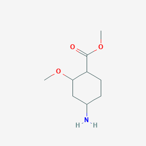 Methyl 4-amino-2-methoxycyclohexanecarboxylate