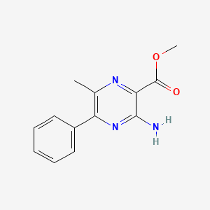2-Methoxycarbonyl-3-amino-5-phenyl-6-methyl-pyrazine