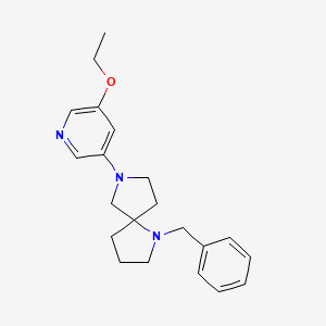 1-Benzyl-7-(5-ethoxypyridin-3-yl)-1,7-diazaspiro[4.4]nonane