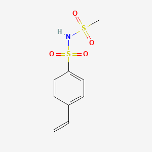 4-Ethenyl-N-(methanesulfonyl)benzene-1-sulfonamide
