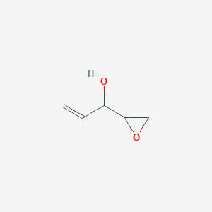 molecular formula C5H8O2 B8654728 1-(Oxiran-2-yl)prop-2-en-1-ol 