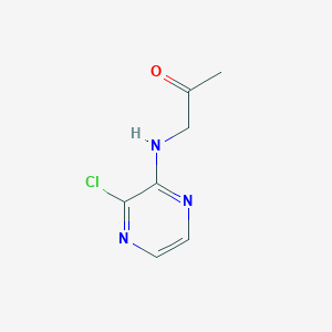 3-Chloro-2-(2-oxo-1-propanamino)pyrazine