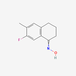 N-(7-Fluoro-6-methyl-3,4-dihydronaphthalen-1(2H)-ylidene)hydroxylamine