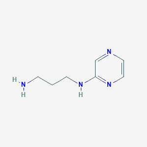 molecular formula C7H12N4 B8654766 N-(2-pyrazinyl)-1,3-diaminopropane CAS No. 125767-33-1