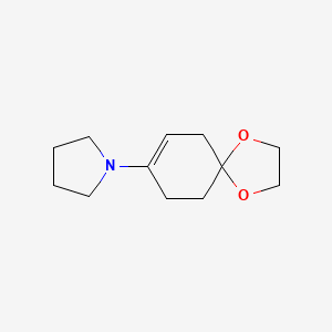 1-(1,4-Dioxa-spiro[4.5]dec-7-en-8-yl)-pyrrolidine