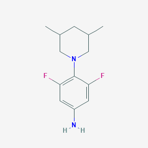 4-(3,5-Dimethylpiperidin-1-yl)-3,5-difluoroaniline