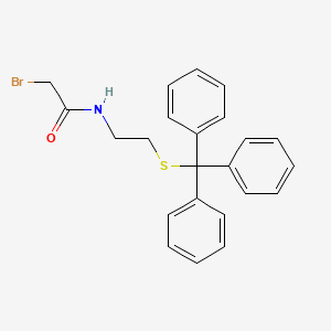 Acetamide, 2-bromo-N-[2-[(triphenylmethyl)thio]ethyl]-