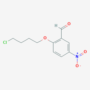 2-(4-Chlorobutoxy)-5-nitrobenzaldehyde