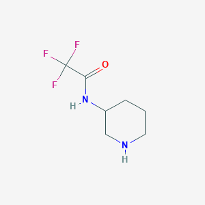 2,2,2-trifluoro-N-piperidin-3-ylacetamide