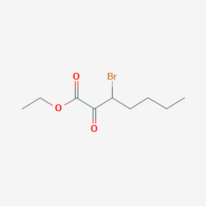 Ethyl 3-bromo-2-oxoheptanoate