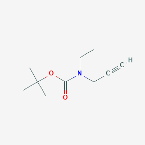 molecular formula C10H17NO2 B8654956 N-Boc-N-ethylpropargylamine 