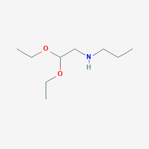 molecular formula C9H21NO2 B8654962 N-(2,2-Diethoxyethyl)propan-1-amine CAS No. 81962-40-5