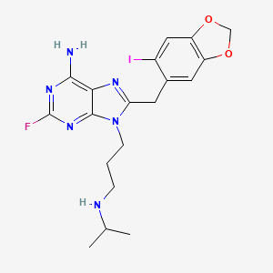 molecular formula C19H22FIN6O2 B8655080 PU-DZ 8 