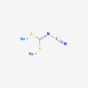 molecular formula C2N2Na2S2 B086553 二氰基二硫代亚胺二钠 CAS No. 138-93-2