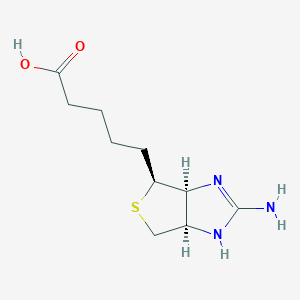molecular formula C10H17N3O2S B086554 2-亚氨基生物素 CAS No. 13395-35-2