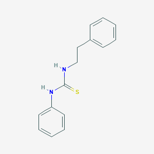 molecular formula C15H16N2S B086556 1-(beta-Phenethyl)-3-phenyl-2-thiourea CAS No. 15093-42-2