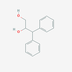 molecular formula C15H16O2 B8655677 3,3-Diphenylpropane-1,2-diol CAS No. 36018-35-6
