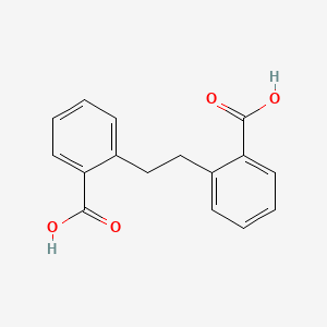 molecular formula C16H14O4 B8655705 2,2'-(Ethane-1,2-diyl)dibenzoic acid 