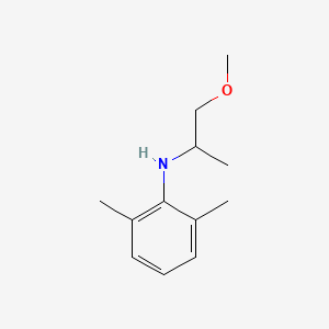 molecular formula C12H19NO B8655856 N-(2',6'-dimethylphenyl)-1-methoxymethylethylamine 