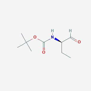 molecular formula C9H17NO3 B8655871 tert-Butyl (R)-(1-oxobutan-2-yl)carbamate 