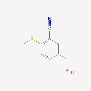 5-Hydroxymethyl-2-methylsulfanyl-benzonitrile
